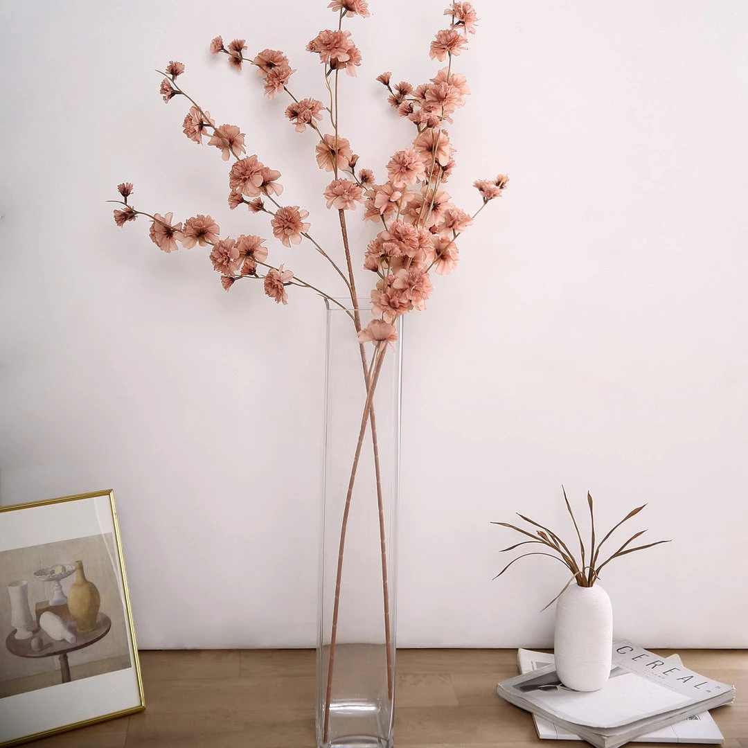 HIER_1150 2 Branches | 42" Dusty Rose Artificial Carnation Flower Spray, Silk Flower Bouquet Artificial Flowers 13 HIER_1150 2 Branches | 42" Dusty Rose Artificial Carnation Flower Spray, Silk Flower Bouquet Artificial Flowers