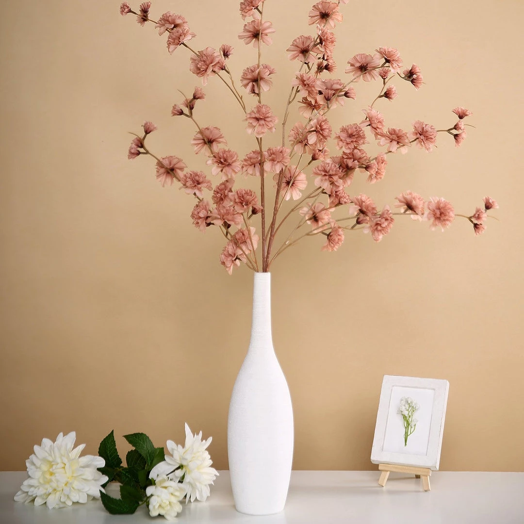 HIER_1150 2 Branches | 42" Dusty Rose Artificial Carnation Flower Spray, Silk Flower Bouquet Artificial Flowers 3 HIER_1150 2 Branches | 42" Dusty Rose Artificial Carnation Flower Spray, Silk Flower Bouquet Artificial Flowers