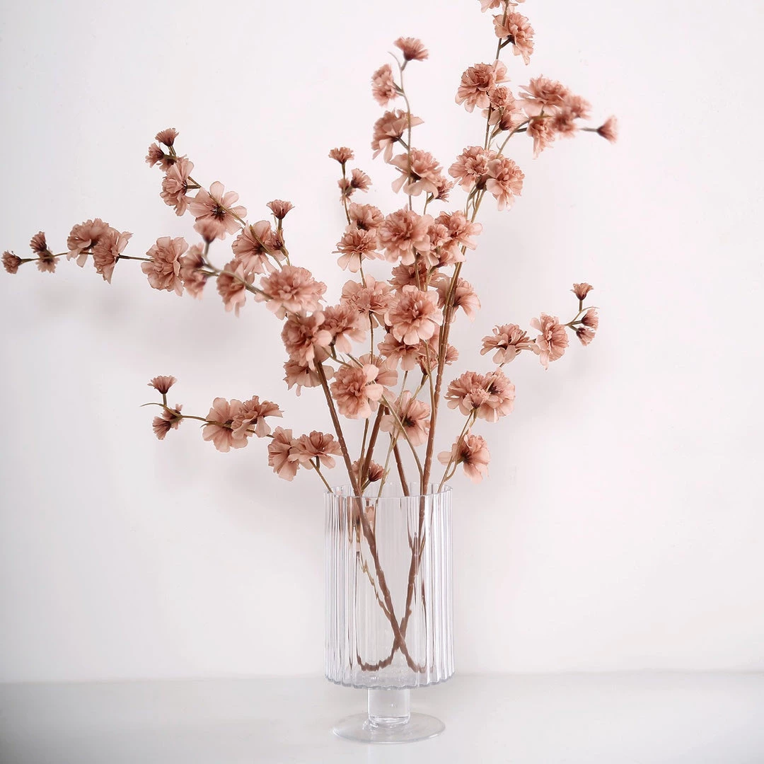 HIER_1150 2 Branches | 42" Dusty Rose Artificial Carnation Flower Spray, Silk Flower Bouquet Artificial Flowers 9 HIER_1150 2 Branches | 42" Dusty Rose Artificial Carnation Flower Spray, Silk Flower Bouquet Artificial Flowers