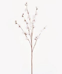 HIER_1150 2 Branches | 42" Ivory Artificial Carnation Flower Spray, Silk Flower Bouquet 16 HIER_1150 2 Branches | 42