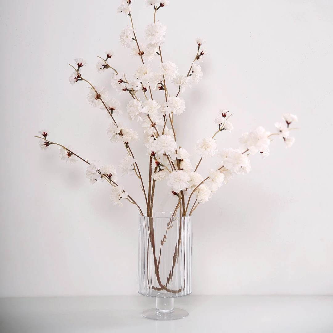 HIER_1150 2 Branches | 42" Ivory Artificial Carnation Flower Spray, Silk Flower Bouquet 9 HIER_1150 2 Branches | 42" Ivory Artificial Carnation Flower Spray, Silk Flower Bouquet
