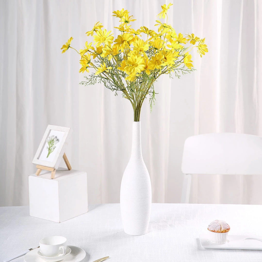 HIER_1150 6 Bushes | 20" Yellow Artificial Daisy Flower Spray, Silk Flowers Bouquet 9 HIER_1150 6 Bushes | 20" Yellow Artificial Daisy Flower Spray, Silk Flowers Bouquet