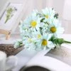 HIER_1150 4 Pack | 11" Baby Blue Artificial Daisy Flower Bushes Silk Flowers Bouquet 2 HIER_1150 4 Pack | 11" Baby Blue Artificial Daisy Flower Bushes Silk Flowers Bouquet