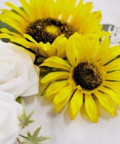 HIER_5120 Craft Flowers Artificial Roses & Silk Peonies Mix Flower Box DIY Foam Flower Bouquets - Cream/White 27 HIER_5120 Craft Flowers Artificial Roses & Silk Peonies Mix Flower Box DIY Foam Flower Bouquets - Cream/White