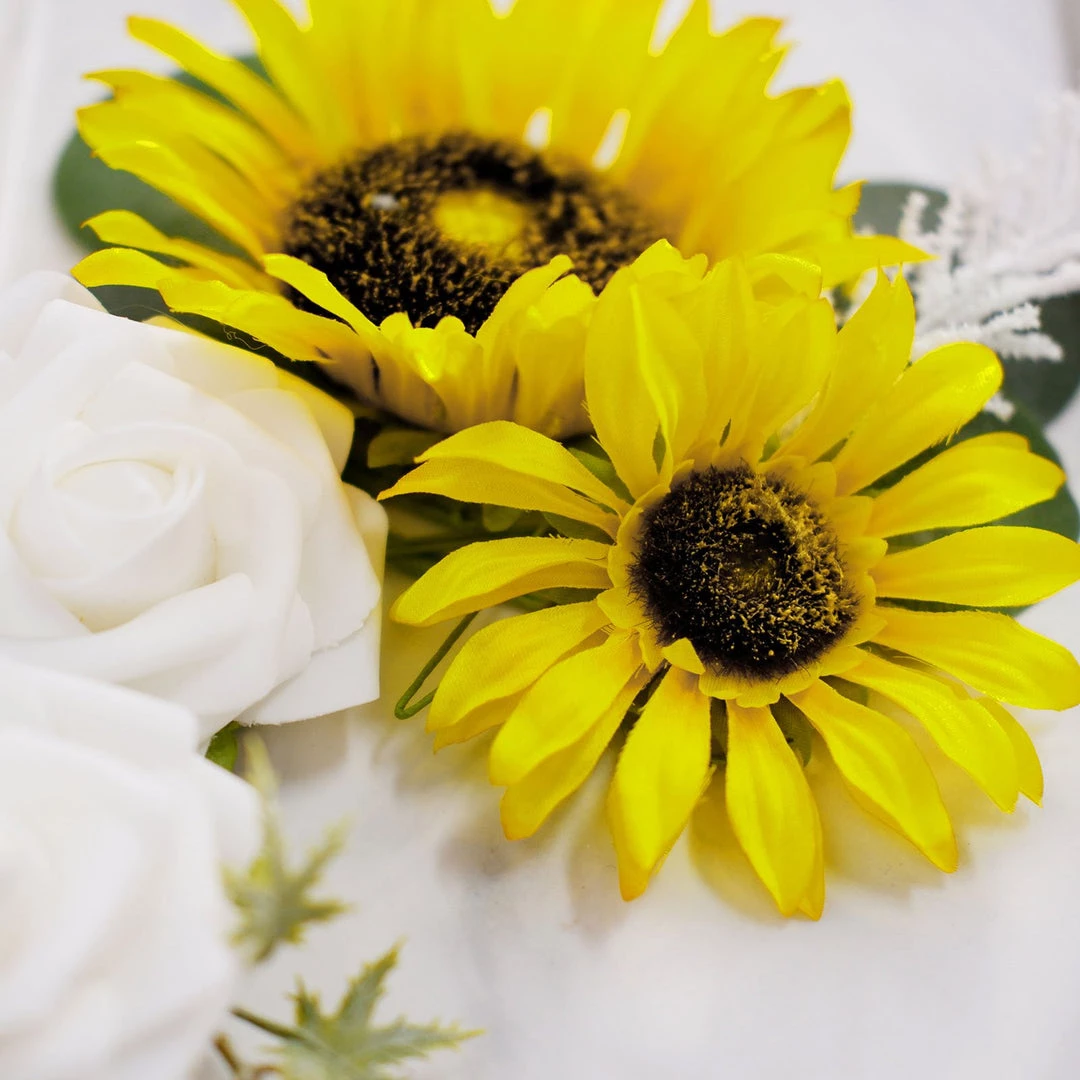 HIER_5120 Craft Flowers Artificial Roses & Silk Peonies Mix Flower Box DIY Foam Flower Bouquets - Cream/White 12 HIER_5120 Craft Flowers Artificial Roses & Silk Peonies Mix Flower Box DIY Foam Flower Bouquets - Cream/White