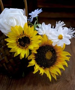 HIER_5120 Craft Flowers Artificial Roses & Silk Peonies Mix Flower Box DIY Foam Flower Bouquets - Cream/White 30 HIER_5120 Craft Flowers Artificial Roses & Silk Peonies Mix Flower Box DIY Foam Flower Bouquets - Cream/White