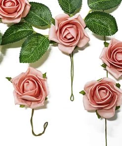 HIER_5120 Craft Flowers 24 Roses | 2