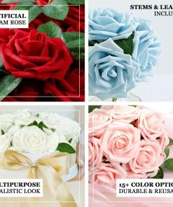 HIER_5120 Craft Flowers 24 Roses | 5