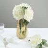 HIER_5120 24 Roses | 5" Ivory Artificial Foam Rose With Stems And Leaves - 16 Colors 2 HIER_5120 24 Roses | 5" Ivory Artificial Foam Rose With Stems And Leaves - 16 Colors