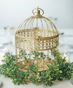 Silkflowersfactory 5 Feet | Light & Dark Green Artificial Boxwood Leaf Garland - 2 Pack