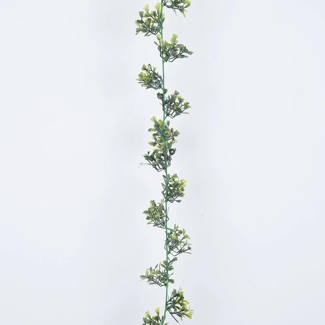 Silkflowersfactory 5 Feet | Light & Dark Green Artificial Boxwood Leaf Garland - 2 Pack 13 Silkflowersfactory 5 Feet | Light & Dark Green Artificial Boxwood Leaf Garland - 2 Pack