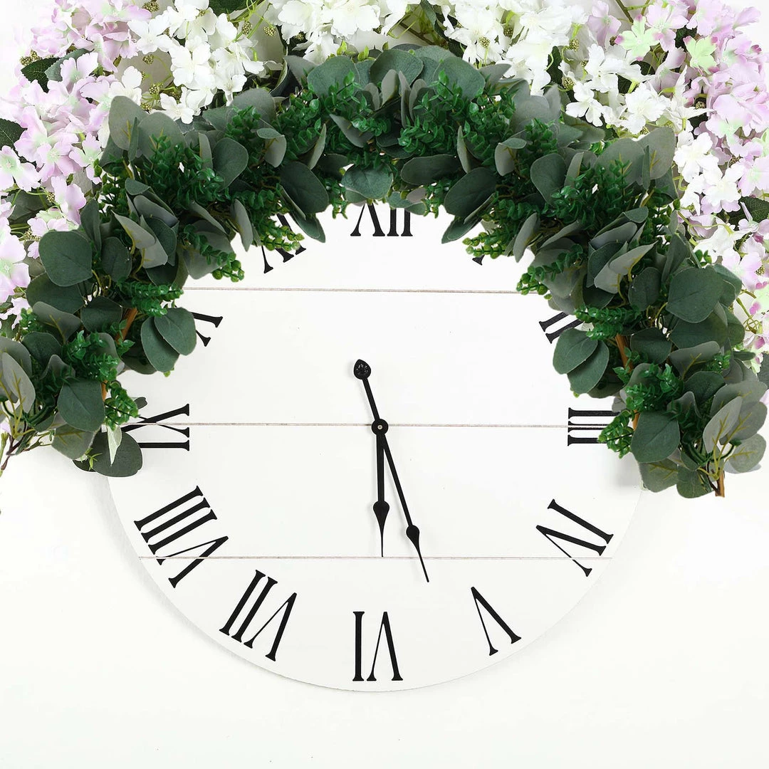 Silkflowersfactory Garlands 3 Feet | Real Touch Eucalyptus & Boxwood Leaves Green Artificial Garland Vines 5 Silkflowersfactory Garlands 3 Feet | Real Touch Eucalyptus & Boxwood Leaves Green Artificial Garland Vines