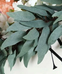 Silkflowersfactory 5 Feet | Real Touch Willow Frosted Green Leaves Artificial Garland Vines Garlands 19 Silkflowersfactory 5 Feet | Real Touch Willow Frosted Green Leaves Artificial Garland Vines Garlands