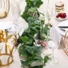 Silkflowersfactory Garlands 5 Feet | Real Touch Green Ivy Leaves Artificial Garland Vines 2 Silkflowersfactory Garlands 5 Feet | Real Touch Green Ivy Leaves Artificial Garland Vines