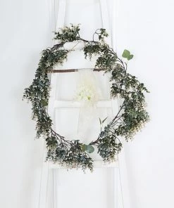 Silkflowersfactory Plant Garlands 6 Feet | Real Touch Artificial Eucalyptus & Boxwood Garland