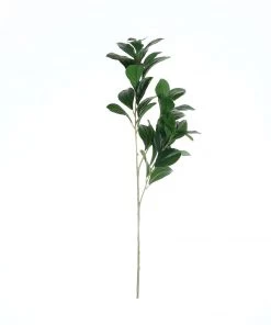 HIER_1150 Artificial Plants 2 Pack | 26" Artificial Green Lemon Leaf Stem, Faux Greenery Spray 16 HIER_1150 Artificial Plants 2 Pack | 26