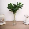 HIER_1150 Artificial Plants 2 Pack | 26" Artificial Green Lemon Leaf Stem, Faux Greenery Spray