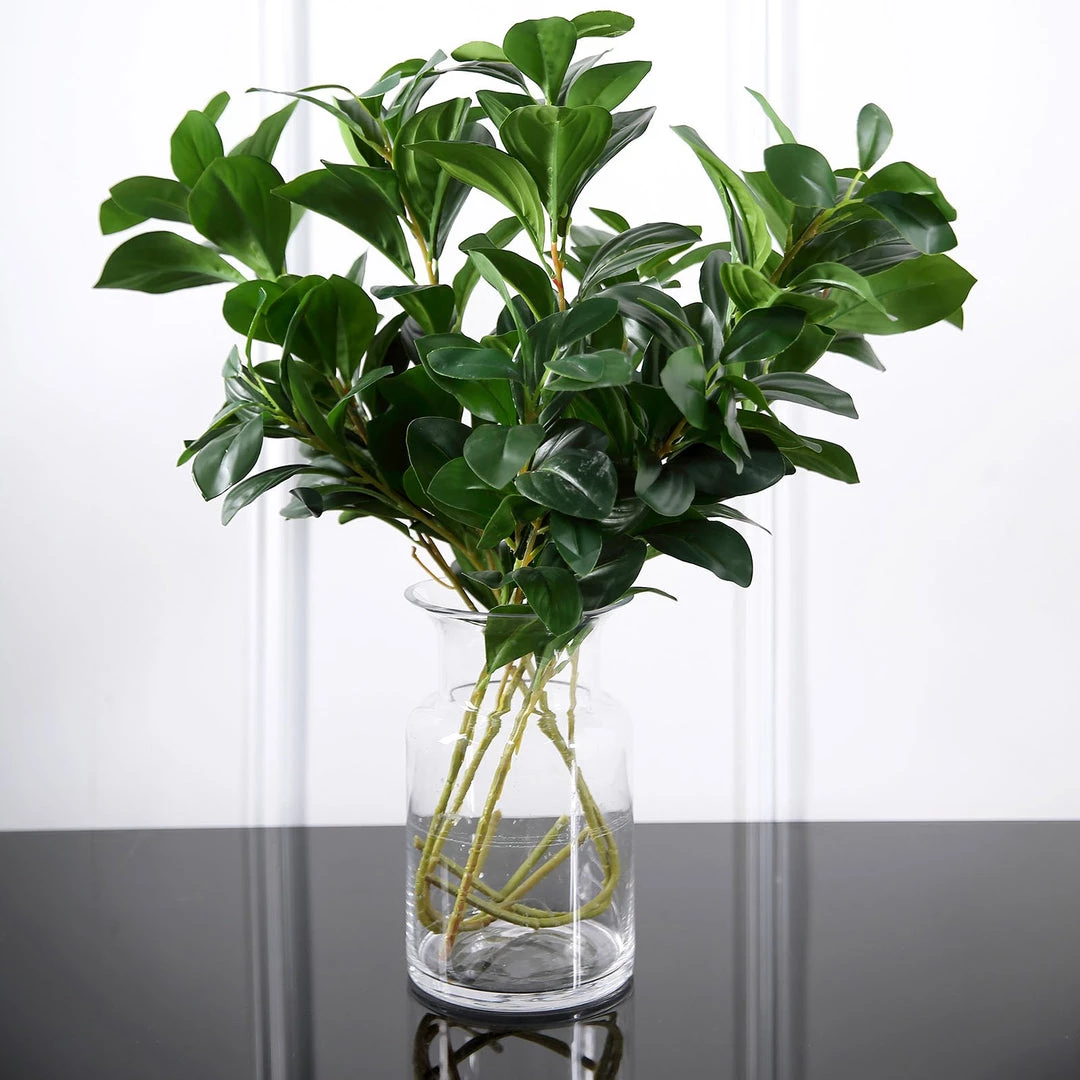HIER_1150 Artificial Plants 2 Pack | 26" Artificial Green Lemon Leaf Stem, Faux Greenery Spray 4 HIER_1150 Artificial Plants 2 Pack | 26" Artificial Green Lemon Leaf Stem, Faux Greenery Spray