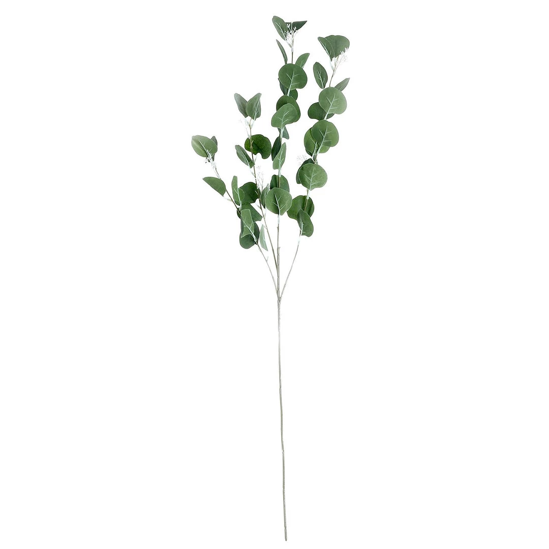HIER_1150 2 Bushes | 40" Green Artificial Eucalyptus Stems, Silver Dollar Eucalyptus Leaves Spray Artificial Plants 5 HIER_1150 2 Bushes | 40" Green Artificial Eucalyptus Stems, Silver Dollar Eucalyptus Leaves Spray Artificial Plants
