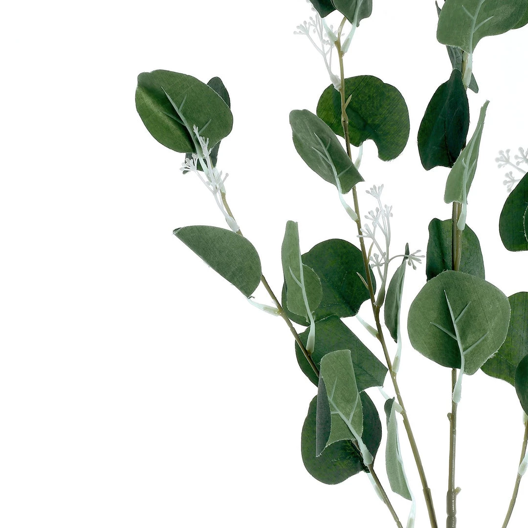 HIER_1150 2 Bushes | 40" Green Artificial Eucalyptus Stems, Silver Dollar Eucalyptus Leaves Spray Artificial Plants 4 HIER_1150 2 Bushes | 40" Green Artificial Eucalyptus Stems, Silver Dollar Eucalyptus Leaves Spray Artificial Plants