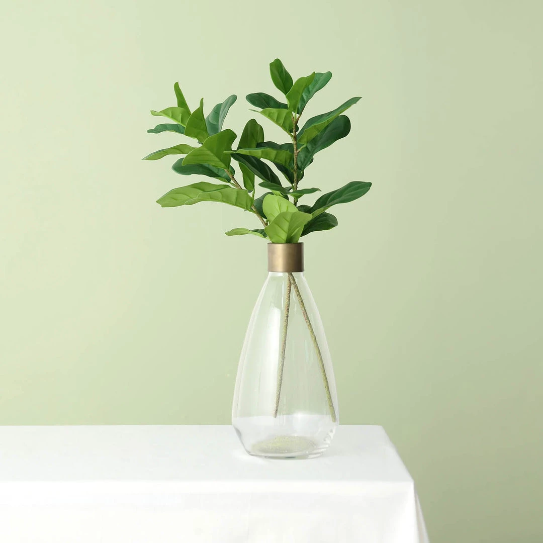 HIER_1150 2 Pack | 30" Faux Fiddle Leaf Fig Tree, Artificial Ficus Lyrata Green Plant Indoor Home Office Decoration Artificial Plants 11 HIER_1150 2 Pack | 30" Faux Fiddle Leaf Fig Tree, Artificial Ficus Lyrata Green Plant Indoor Home Office Decoration Artificial Plants