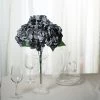 Silkflowersfactory Hydrangea Bush Artificial Silk Flowers - Charcoal Gray Hydrangea Bushes