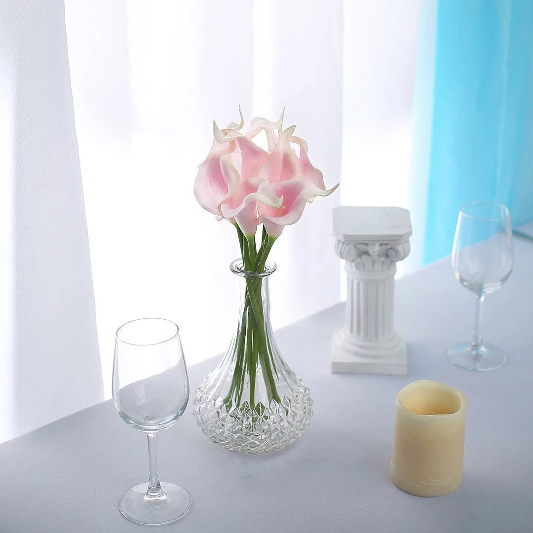 HIER_1400 Craft Supplies 20 Pack | 14" Tall | Artificial Calla Lily Flower | Real Touch Flowers - Blush 9 HIER_1400 Craft Supplies 20 Pack | 14" Tall | Artificial Calla Lily Flower | Real Touch Flowers - Blush