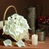 HIER_1400 20 Pack | 14" Tall | Artificial Calla Lily Flowers | Real Touch Flowers - White 2 HIER_1400 20 Pack | 14" Tall | Artificial Calla Lily Flowers | Real Touch Flowers - White