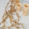 HIER_5120 Artificial Plants 56" Metallic Gold Artificial Eucalyptus Leaf Garland, Artificial Vines Wedding Floral Decoration 1 HIER_5120 Artificial Plants 56" Metallic Gold Artificial Eucalyptus Leaf Garland, Artificial Vines Wedding Floral Decoration