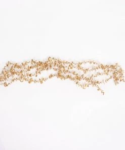HIER_5120 Artificial Plants 56" Metallic Gold Artificial Eucalyptus Leaf Garland, Artificial Vines Wedding Floral Decoration 23 HIER_5120 Artificial Plants 56