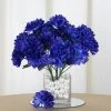 Silkflowersfactory Small Chrysanthemum Bush Artificial Silk Flowers - Navy Blue Chrysanthemums 1 Silkflowersfactory Small Chrysanthemum Bush Artificial Silk Flowers - Navy Blue Chrysanthemums