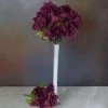 Silkflowersfactory Velvet Open Rose Bush Artificial Silk Flowers - Burgundy 1 Silkflowersfactory Velvet Open Rose Bush Artificial Silk Flowers - Burgundy