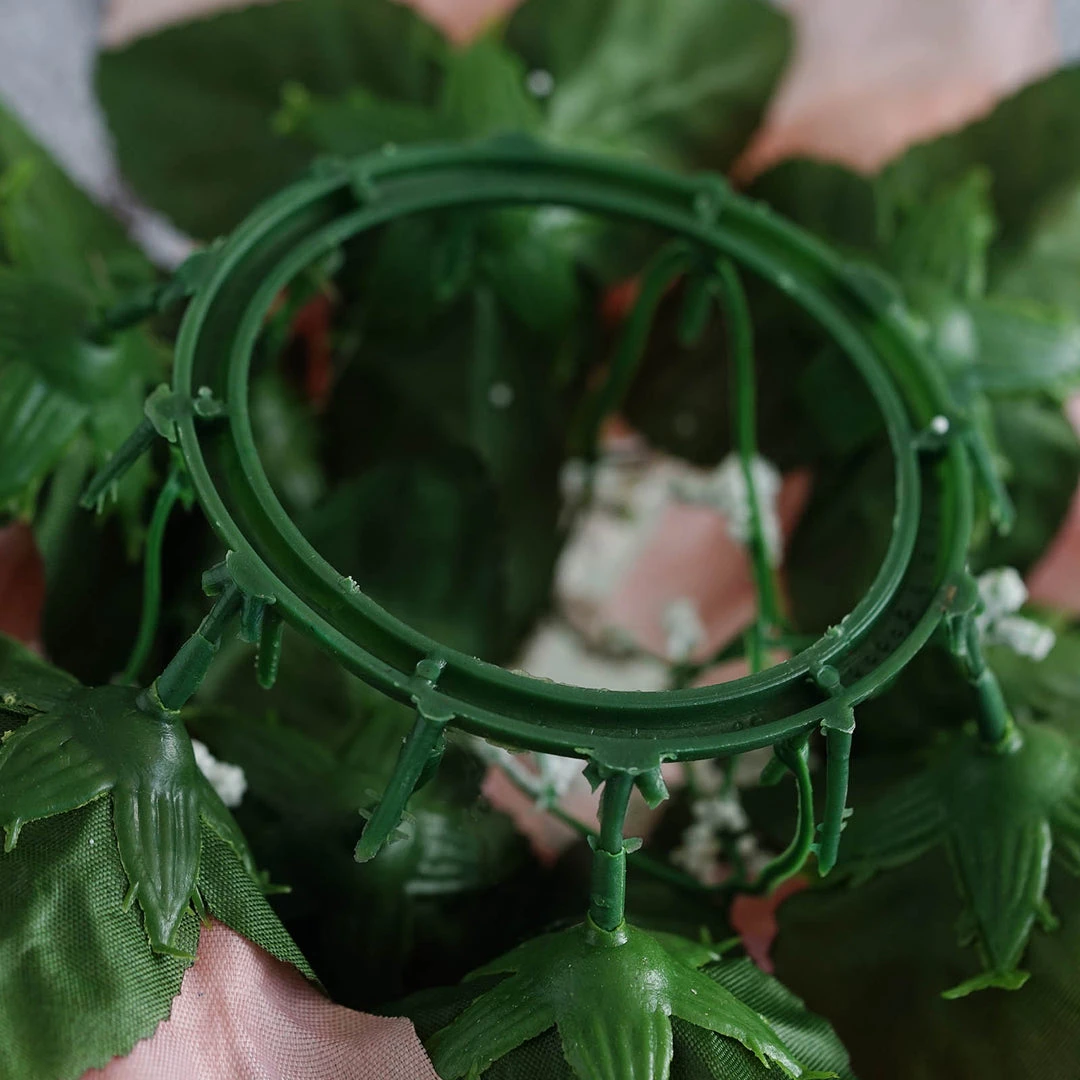 Silkflowersfactory Silk Rose Candle Ring Artificial Flowers - Blush - 4 Pcs Rose Candle Rings 6 Silkflowersfactory Silk Rose Candle Ring Artificial Flowers - Blush - 4 Pcs Rose Candle Rings