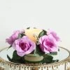 HIER_1600 4 Pack Lavender Artificial Silk Rose Floral Candle Rings Rose Candle Rings 2 HIER_1600 4 Pack Lavender Artificial Silk Rose Floral Candle Rings Rose Candle Rings