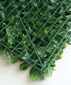HIER_1920 Wall Panels 11 Sq Ft. | 4 Panels Artificial Boxwood Hedge Faux Small Leaves Foliage Green Garden Wall Mat 26 HIER_1920 Wall Panels 11 Sq Ft. | 4 Panels Artificial Boxwood Hedge Faux Small Leaves Foliage Green Garden Wall Mat