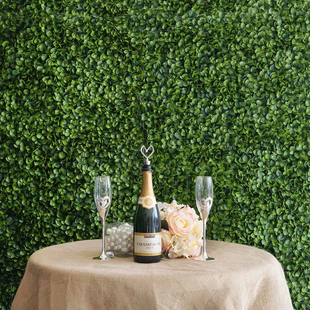 HIER_1920 Wall Panels 11 Sq Ft. | 4 Panels Artificial Boxwood Hedge Faux Small Leaves Foliage Green Garden Wall Mat 3 HIER_1920 Wall Panels 11 Sq Ft. | 4 Panels Artificial Boxwood Hedge Faux Small Leaves Foliage Green Garden Wall Mat