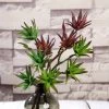 Silkflowersfactory Set Of 3 | 13" Assorted Artificial Succulent Plants Yucca Aloe Vera Long Stem Air Plants
