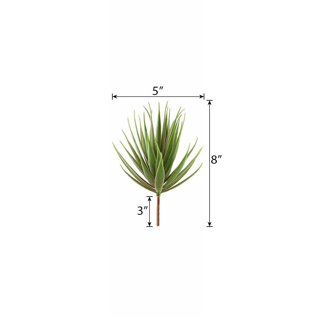 Silkflowersfactory Succulents Set Of 3 | 8" Aloe Cactus Decorative Artificial Plants 8 Silkflowersfactory Succulents Set Of 3 | 8" Aloe Cactus Decorative Artificial Plants