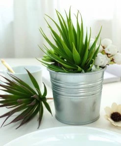 Silkflowersfactory Succulents Set Of 3 | 8" Aloe Cactus Decorative Artificial Plants 14 Silkflowersfactory Succulents Set Of 3 | 8