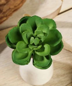 Silkflowersfactory Succulents Set Of 3 | 3" Echeveria Orion Decorative Artificial Plants 16 Silkflowersfactory Succulents Set Of 3 | 3