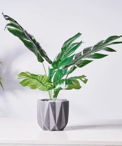 HIER_1400 6 Stems | Monstera Tropical Leaf, Artificial Leaves For Hawaiian Luau Party Decoration - Assorted Green Artificial Plants 36 HIER_1400 6 Stems | Monstera Tropical Leaf, Artificial Leaves For Hawaiian Luau Party Decoration - Assorted Green Artificial Plants