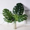 HIER_1400 6 Stems | Monstera Tropical Leaf, Artificial Leaves For Hawaiian Luau Party Decoration - Assorted Green Artificial Plants 1 HIER_1400 6 Stems | Monstera Tropical Leaf, Artificial Leaves For Hawaiian Luau Party Decoration - Assorted Green Artificial Plants