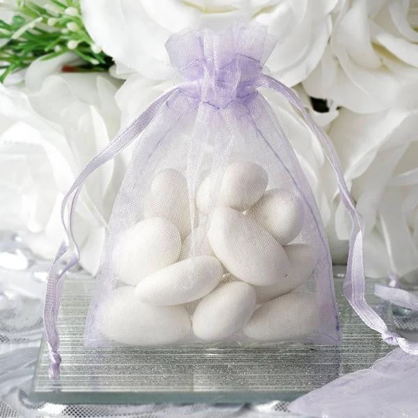 Silkflowersfactory 3"x4" Lavender Organza Jewellery Wedding Birthday Party Favor Gift Drawstring Pouches Bags - 10/pk Craft Supplies 3 Silkflowersfactory 3"x4" Lavender Organza Jewellery Wedding Birthday Party Favor Gift Drawstring Pouches Bags - 10/pk Craft Supplies