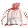 Silkflowersfactory Craft Supplies 3"x4" Rose Quartz Organza Jewellery Wedding Birthday Party Favor Gift Drawstring Pouches Bags - 10/pk 1 Silkflowersfactory Craft Supplies 3"x4" Rose Quartz Organza Jewellery Wedding Birthday Party Favor Gift Drawstring Pouches Bags - 10/pk
