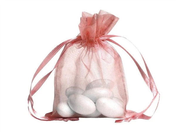 Silkflowersfactory Craft Supplies 3"x4" Rose Quartz Organza Jewellery Wedding Birthday Party Favor Gift Drawstring Pouches Bags - 10/pk 3 Silkflowersfactory Craft Supplies 3"x4" Rose Quartz Organza Jewellery Wedding Birthday Party Favor Gift Drawstring Pouches Bags - 10/pk