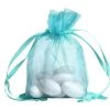 Silkflowersfactory 3"x4" Turquoise Organza Jewellery Wedding Birthday Party Favor Gift Drawstring Pouches Bags - 10/pk Craft Supplies 2 Silkflowersfactory 3"x4" Turquoise Organza Jewellery Wedding Birthday Party Favor Gift Drawstring Pouches Bags - 10/pk Craft Supplies