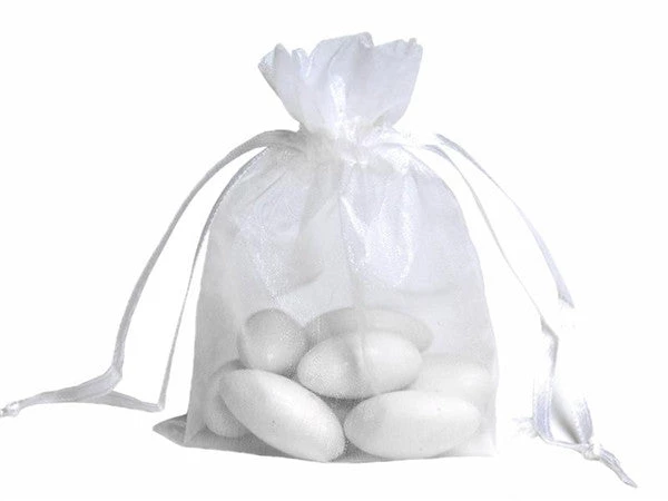 Silkflowersfactory 3"x4" White Organza Jewellery Wedding Birthday Party Favor Gift Drawstring Pouches Bags - 10/pk Craft Supplies 3 Silkflowersfactory 3"x4" White Organza Jewellery Wedding Birthday Party Favor Gift Drawstring Pouches Bags - 10/pk Craft Supplies