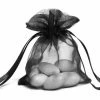 Silkflowersfactory 5x7 Black Sheer Organza Bags -10 Pcs 2 Silkflowersfactory 5x7 Black Sheer Organza Bags -10 Pcs