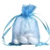 Silkflowersfactory 5x7 Blue Sheer Organza Bags -10 Pcs 1 Silkflowersfactory 5x7 Blue Sheer Organza Bags -10 Pcs