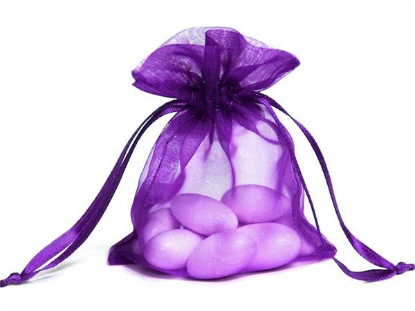 Silkflowersfactory 5x7 Purple Sheer Organza Bags -10 Pcs Craft Supplies 3 Silkflowersfactory 5x7 Purple Sheer Organza Bags -10 Pcs Craft Supplies
